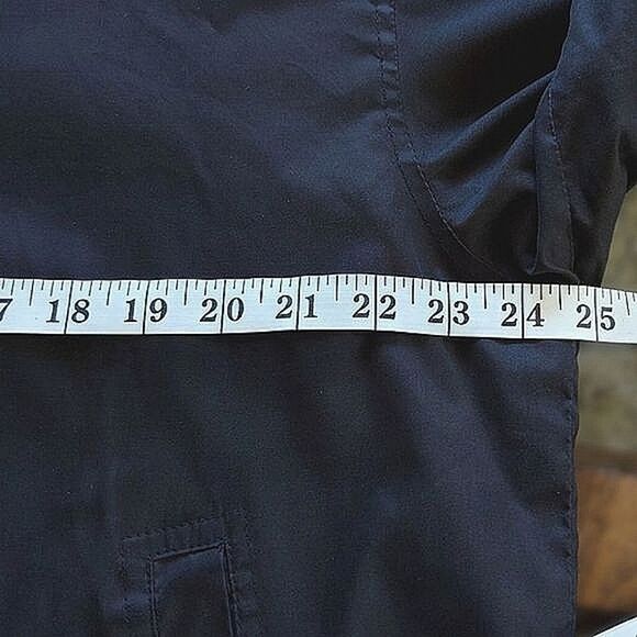 Vtg Liz Claiborne black zip front microfiber coach jacket - Picture 8 of 15